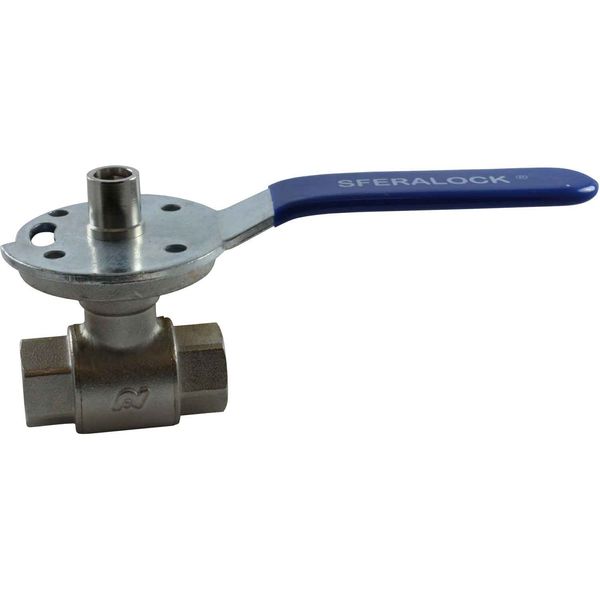 Maestrini Brass Ball Valve with Safety Lock (1/2" BSP Female) - PROTEUS MARINE STORE