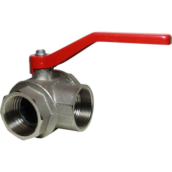 Maestrini Brass Full Bore T Port Valve (2" BSP) - PROTEUS MARINE STORE