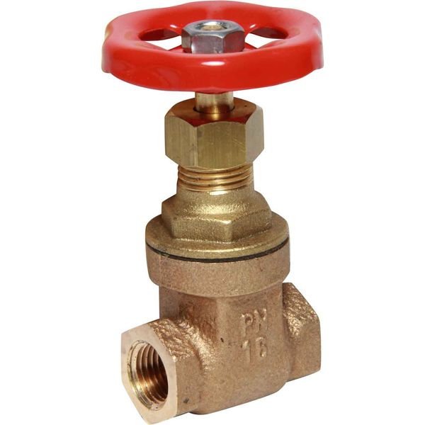 Maestrini Brass Gate Valve with Bronze Body (1/4" BSP Female) - PROTEUS MARINE STORE