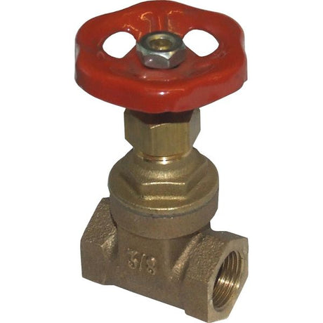 Maestrini Brass Gate Valve with Bronze Body (3/8" BSP Female) - PROTEUS MARINE STORE