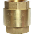 Maestrini Brass Inline Spring Check Valve (1-1/4" BSP Female) - PROTEUS MARINE STORE