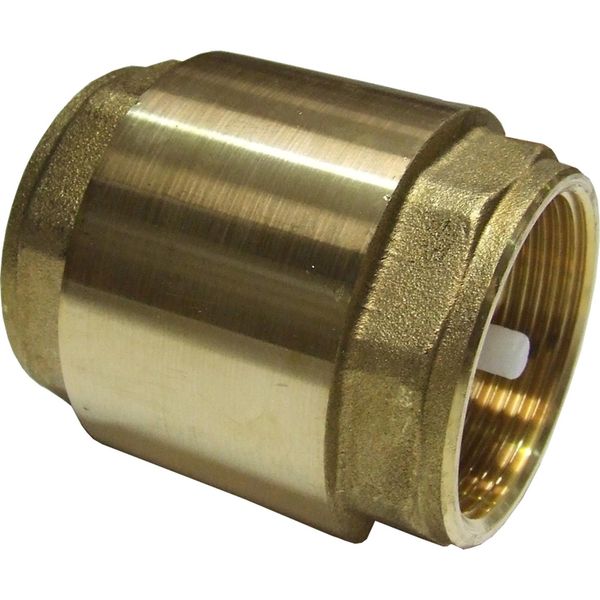 Maestrini Brass Inline Spring Check Valve (1-1/2" BSP Female) - PROTEUS MARINE STORE