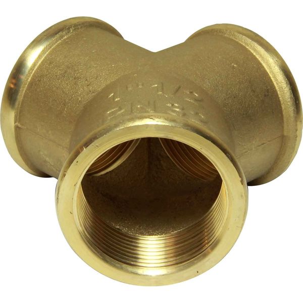Maestrini Brass Equal Y Fitting (1-1/2" BSP Female) - PROTEUS MARINE STORE