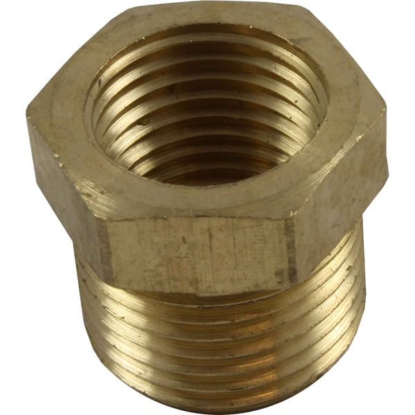 Maestrini Brass Reducing Bush (3/8" BSP Male to 1/4" BSP Female) - PROTEUS MARINE STORE
