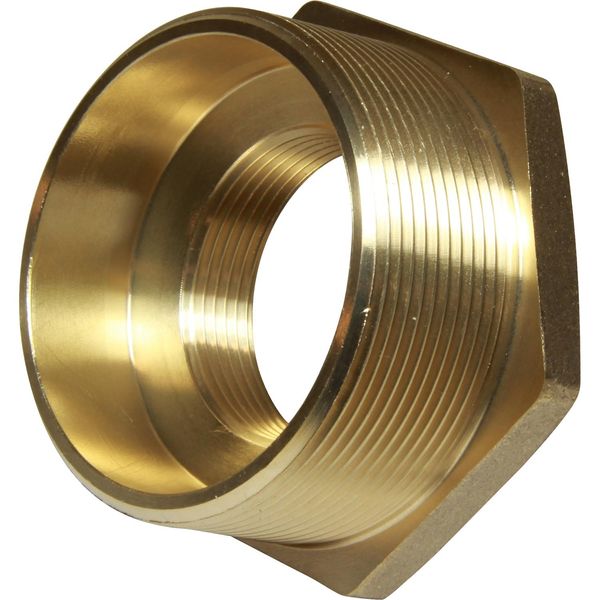Maestrini Brass Reducing Bush (2-1/2" BSP Male to 1-1/2" BSP Female) - PROTEUS MARINE STORE