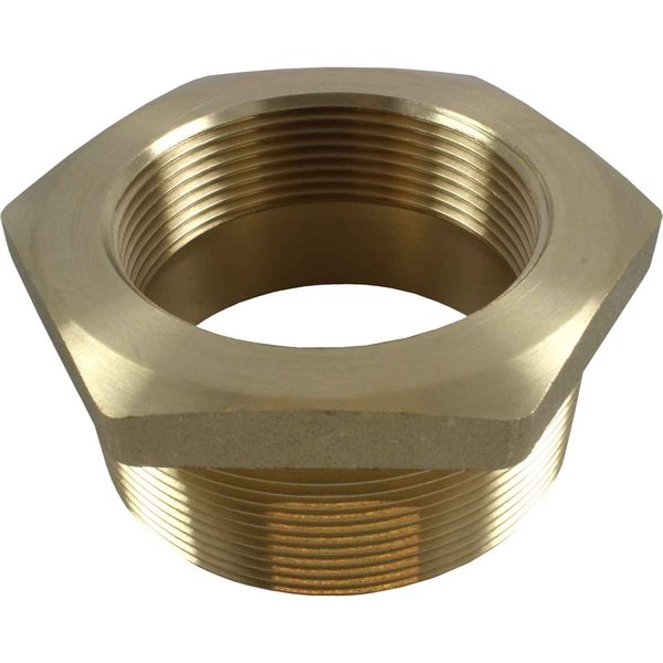 Maestrini Brass Reducing Bush (2-1/2" BSP Male to 2" BSP Female) - PROTEUS MARINE STORE