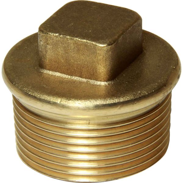 Maestrini Brass Tapered Plug (1-1/4" BSP Male) - PROTEUS MARINE STORE