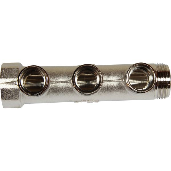 Maestrini Brass Male Pipe Manifold (3/4" BSP with 3 x 1/2" Inlets) - PROTEUS MARINE STORE