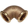 Maestrini Bronze Compact 90 Degree Elbow (3/4" BSP Female) - PROTEUS MARINE STORE