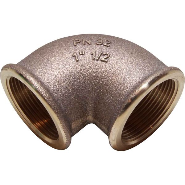 Maestrini Bronze Compact 90 Degree Elbow (1-1/2" BSP Female) - PROTEUS MARINE STORE