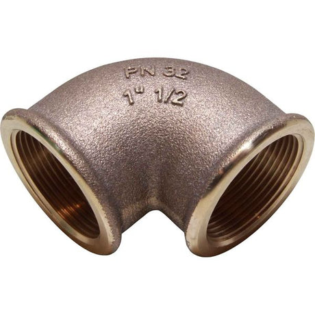 Maestrini Bronze Compact 90 Degree Elbow (1-1/2" BSP Female) - PROTEUS MARINE STORE