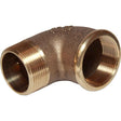Maestrini Bronze Compact 90 Degree Elbow (1-1/2" BSP Male/Female) - PROTEUS MARINE STORE