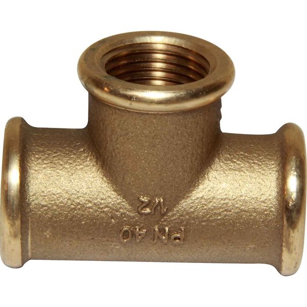 Maestrini Bronze Equal Tee Fitting (1/2" BSP Female) - PROTEUS MARINE STORE
