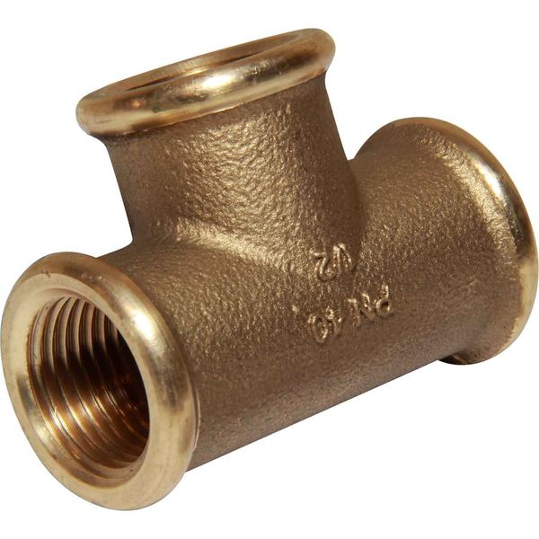 Maestrini Bronze Equal Tee Fitting (1/2" BSP Female) - PROTEUS MARINE STORE
