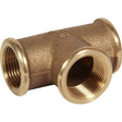 Maestrini Bronze Equal Tee Fitting (3/4" BSP Female) - PROTEUS MARINE STORE