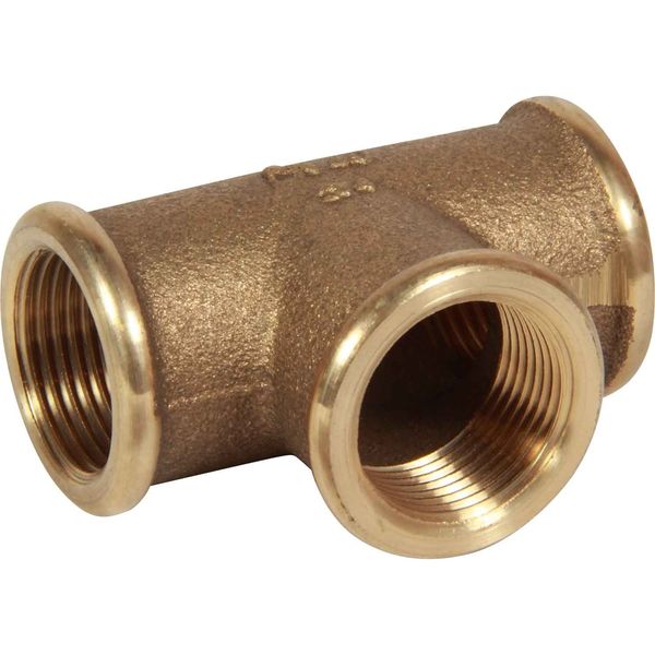 Maestrini Bronze Equal Tee Fitting (3/4" BSP Female) - PROTEUS MARINE STORE