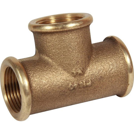 Maestrini Bronze Equal Tee Fitting (3/4" BSP Female) - PROTEUS MARINE STORE