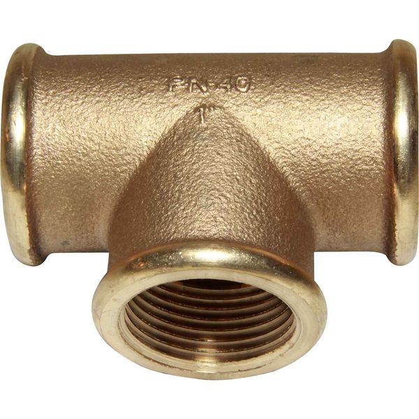 Maestrini Bronze Equal Tee Fitting (1" BSP Female) - PROTEUS MARINE STORE