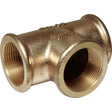 Maestrini Bronze Equal Tee Fitting (1-1/4" BSP Female) - PROTEUS MARINE STORE