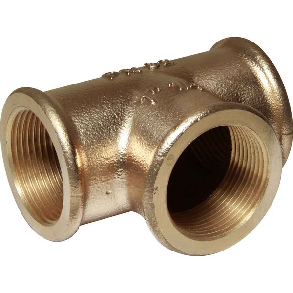 Maestrini Bronze Equal Tee Fitting (1-1/4" BSP Female) - PROTEUS MARINE STORE