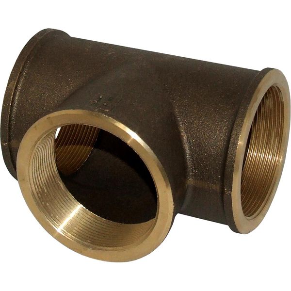 Maestrini Bronze Equal Tee Fitting (2-1/2" BSP Female) - PROTEUS MARINE STORE