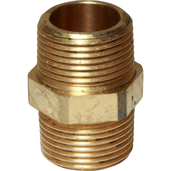 Maestrini Bronze Equal Nipple (3/4" BSP Male) - PROTEUS MARINE STORE