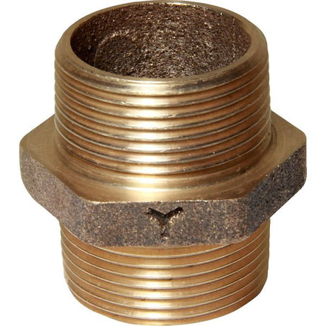 Maestrini Bronze Equal Nipple (1-1/4" BSP Male) - PROTEUS MARINE STORE