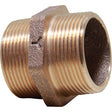 Maestrini Bronze Equal Nipple (1-1/2" BSP Male) - PROTEUS MARINE STORE