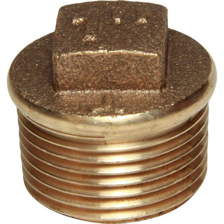 Maestrini Bronze Tapered Plug (1" BSP Male) - PROTEUS MARINE STORE