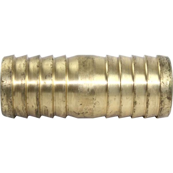 Maestrini Brass Straight Hose Connector (25mm to 25mm) - PROTEUS MARINE STORE