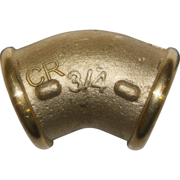 Maestrini DZR Compact 45 Degree Elbow (3/4" BSP Female) - PROTEUS MARINE STORE