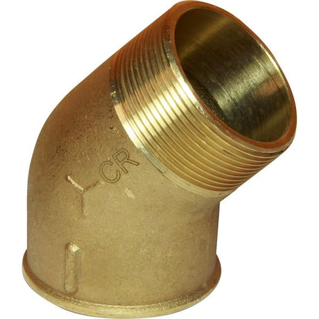 Maestrini DZR Compact 45 Degree Elbow (2" BSP Male/Female) - PROTEUS MARINE STORE