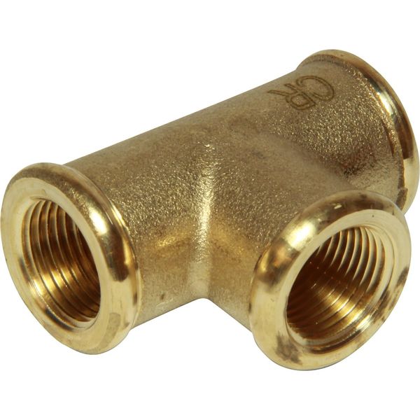 Maestrini DZR Equal Tee Fitting (3/8" BSP Female) - PROTEUS MARINE STORE