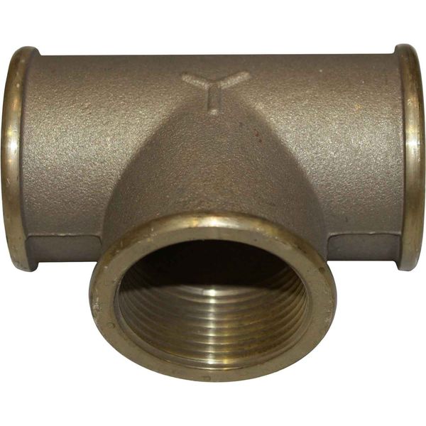 Maestrini DZR Equal Tee Fitting (1-1/4" BSP Female) - PROTEUS MARINE STORE