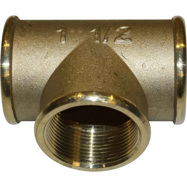 Maestrini DZR Equal Tee Fitting (1-1/2" BSP Female) - PROTEUS MARINE STORE