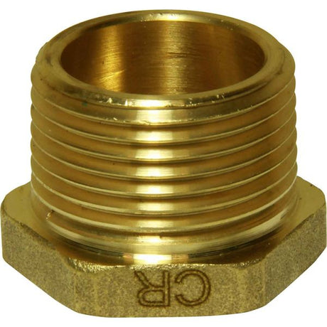 Maestrini DZR Reducing Bush (1" BSP Male to 1/2" BSP Female) - PROTEUS MARINE STORE