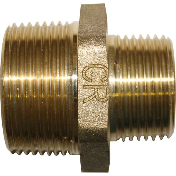 Maestrini DZR Reducing Nipple (1-1/4" BSPT Male to 1" BSPT Male) - PROTEUS MARINE STORE