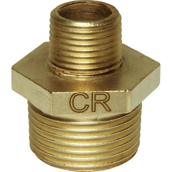 Maestrini DZR Reducing Nipple (1" BSPT Male to 1/2" BSPT Male) - PROTEUS MARINE STORE