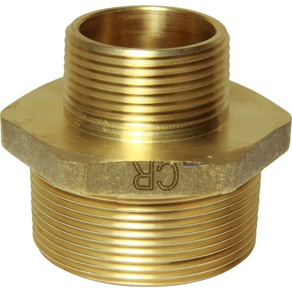 Maestrini DZR Reducing Nipple (2" BSPT Male to 1-1/4" BSPT Male) - PROTEUS MARINE STORE