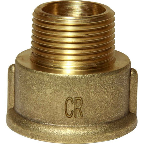 Maestrini DZR Reducing Adaptor (1-1/4" BSP Female to 1" BSP Male) - PROTEUS MARINE STORE