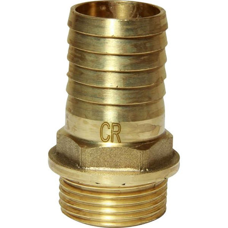 Maestrini DZR Straight Hose Tail (1" BSP Male to 30mm Hose) - PROTEUS MARINE STORE