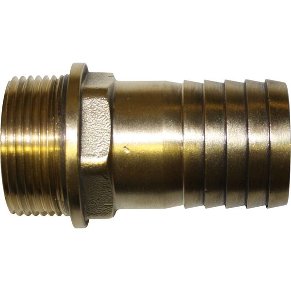 Maestrini DZR Straight Hose Tail (1-1/4" BSP Male to 38mm Hose) - PROTEUS MARINE STORE