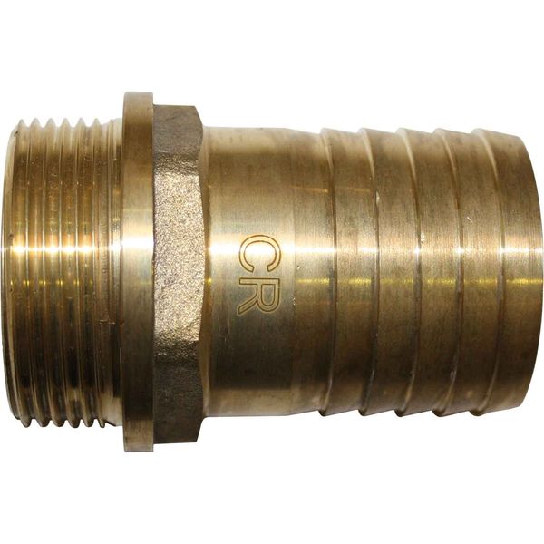 Maestrini DZR Straight Hose Tail (1-1/2" BSP Male to 45mm Hose) - PROTEUS MARINE STORE