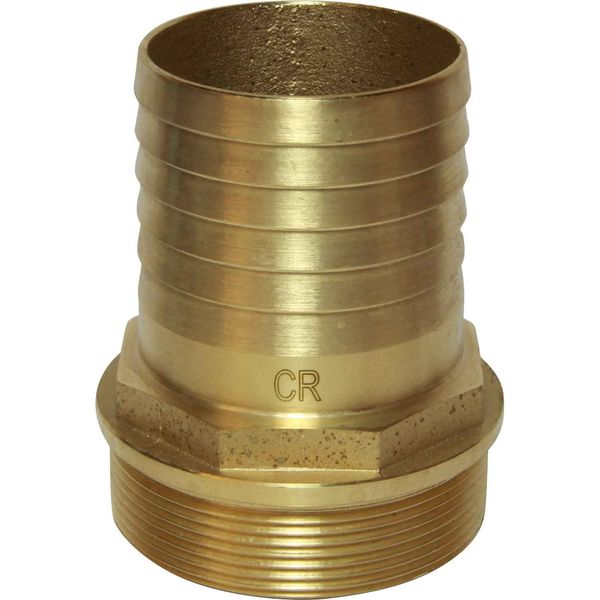 Maestrini DZR Straight Hose Tail (2-1/2" BSP Male to 63mm Hose) - PROTEUS MARINE STORE