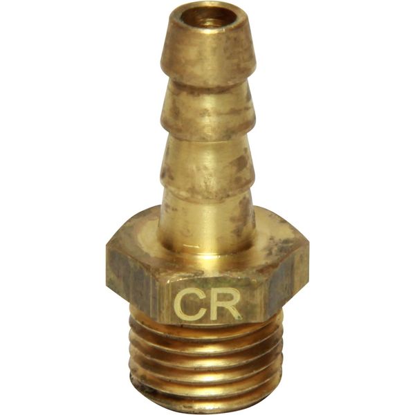 Maestrini DZR Straight Hose Tail (1/4" BSP Male to 8mm Hose) - PROTEUS MARINE STORE