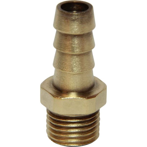 Maestrini DZR Straight Hose Tail (1/4" BSP Male to 10mm Hose) - PROTEUS MARINE STORE