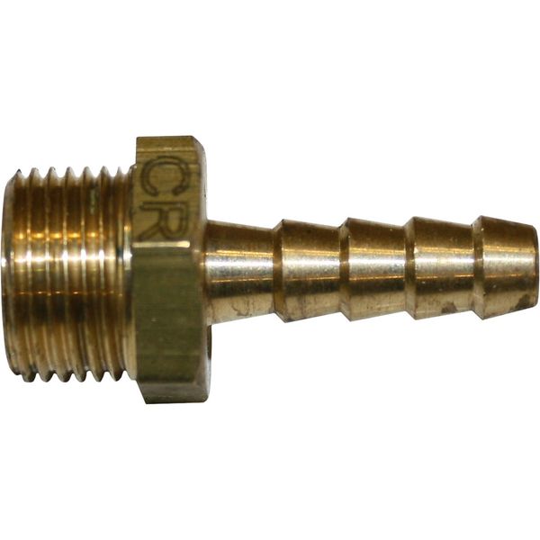 Maestrini DZR Straight Hose Tail (3/8" BSP Male to 8mm Hose) - PROTEUS MARINE STORE