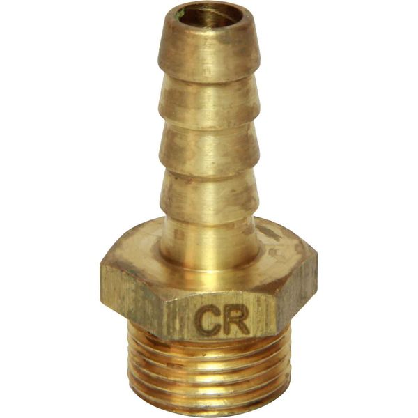 Maestrini DZR Straight Hose Tail (3/8" BSP Male to 10mm Hose) - PROTEUS MARINE STORE