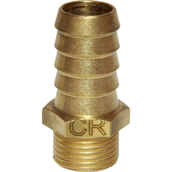 Maestrini DZR Straight Hose Tail (3/8" BSP Male to 16mm Hose) - PROTEUS MARINE STORE