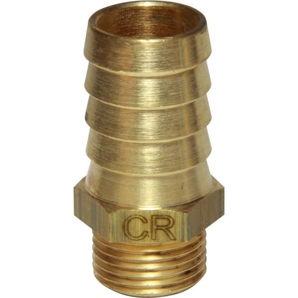 Maestrini DZR Straight Hose Tail (3/8" BSP Male to 18mm Hose) - PROTEUS MARINE STORE